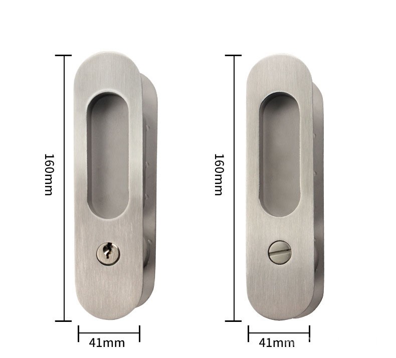 Khóa trượt cửa lùa hợp kim kẽm hiện đại SD5924 9