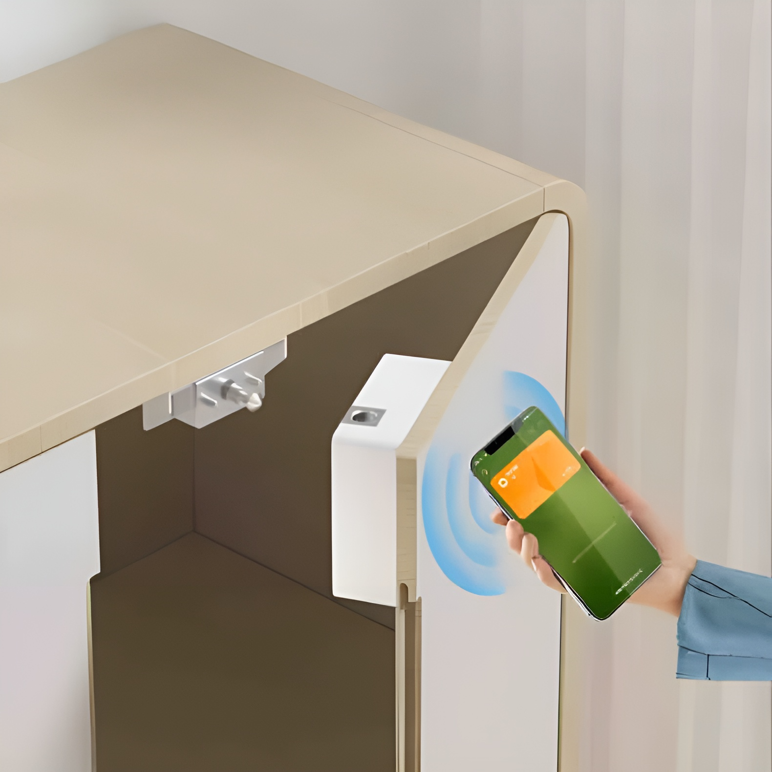 Khóa tủ cảm ứng NFC thẻ từ thông minh SH7227 7
