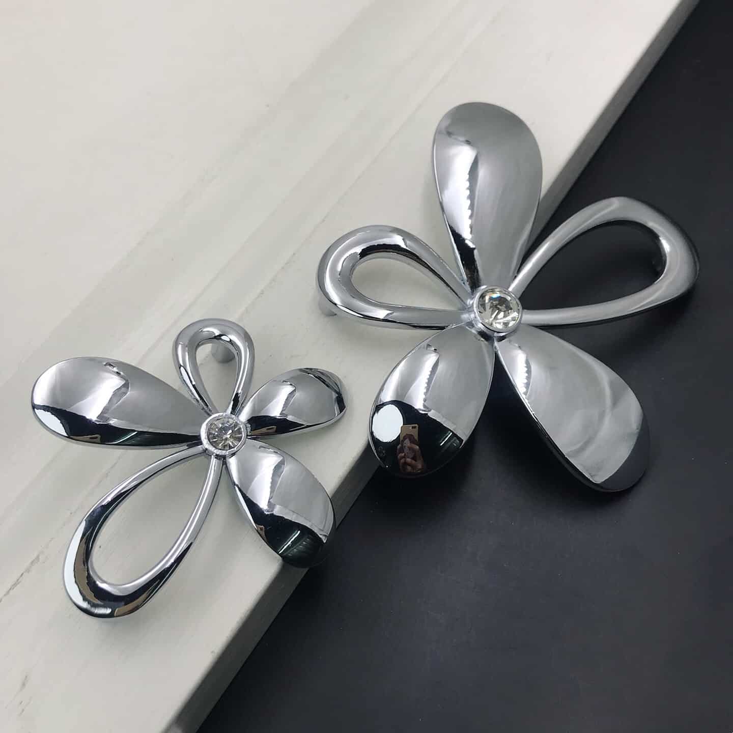 Núm tay nắm tủ hợp kim hình bông hoa sáng tạo MD1859 5