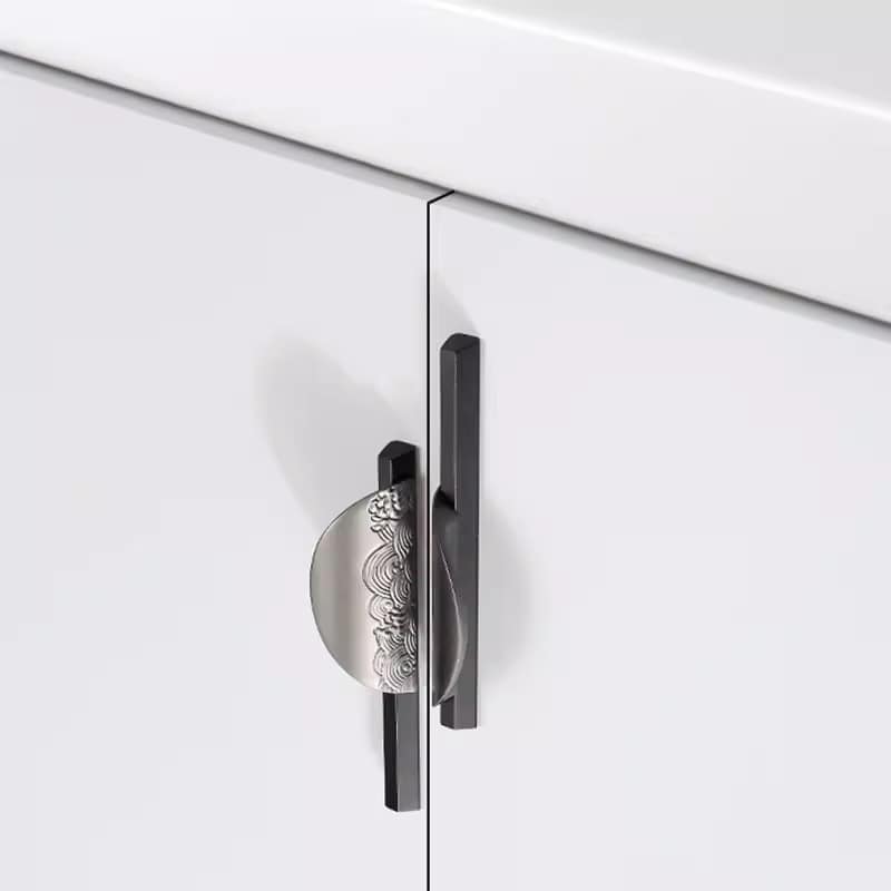 Tay nắm tủ hợp kim họa tiết cổ điển Á Đông JZ6479 13