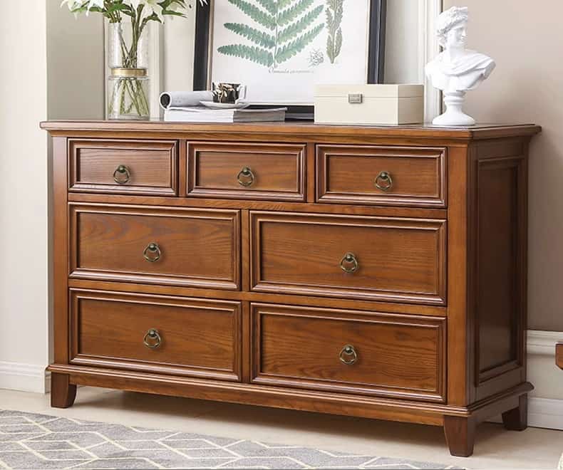 Tay nắm tủ kéo hợp kim vòng tròn phong cách Retro HY134 8