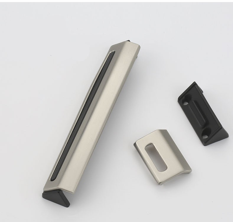 Tay nắm tủ móc kéo hợp kim hai màu hiện đại LD6379 8