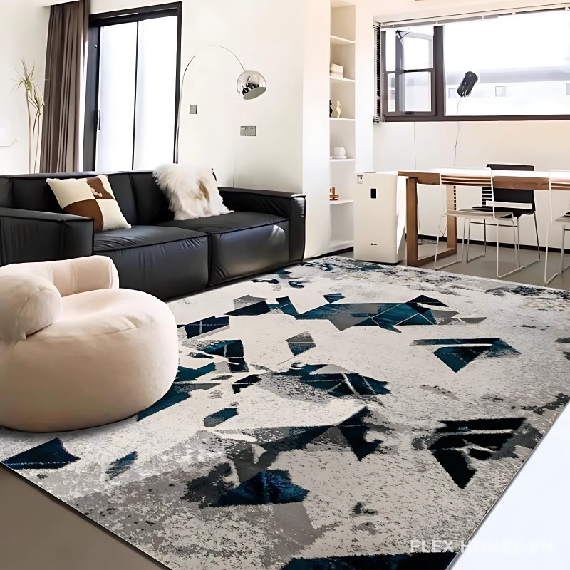 Thảm trải sàn phòng khách nghệ thuật Bắc Âu YN-CM26K