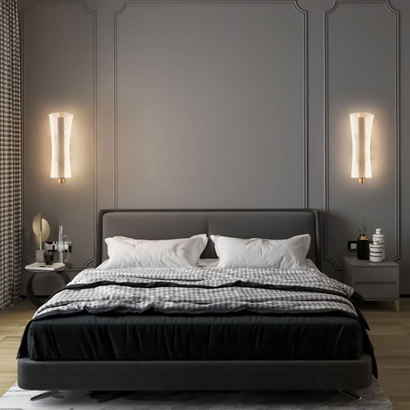Đèn gắn tường acrylic dạng vân lưới Minimalist MZL2321 9
