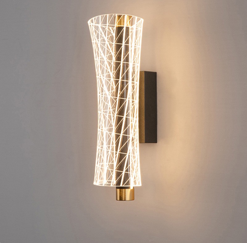 Đèn gắn tường acrylic dạng vân lưới Minimalist MZL2321 17