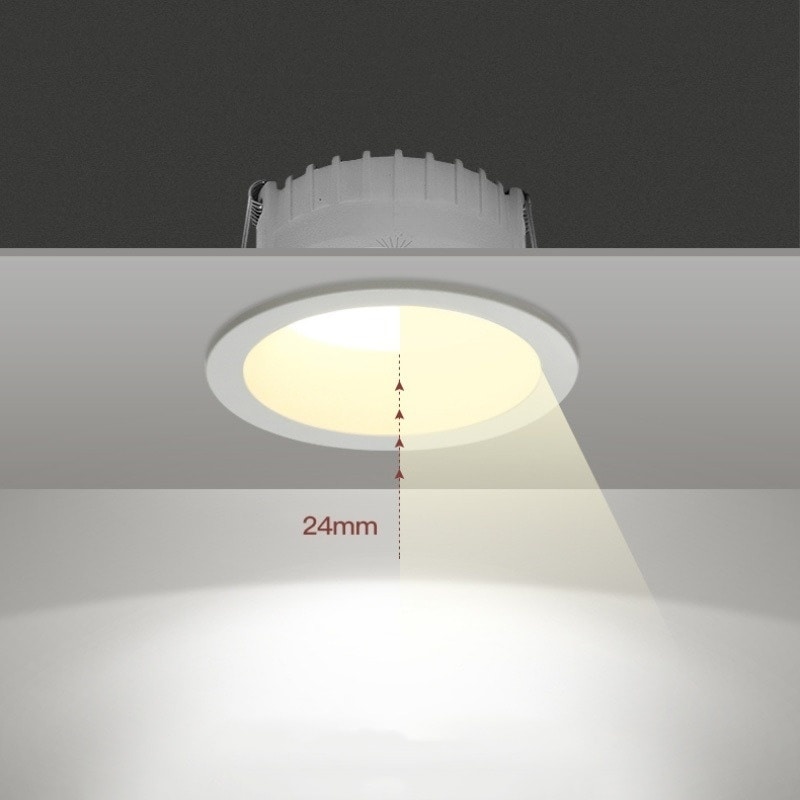 Đèn LED âm trần hợp kim nhôm chống chói AHF7661 11
