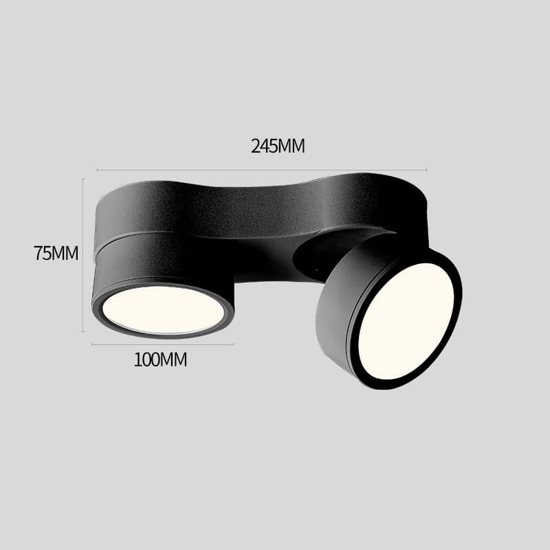 Đèn led ốp trần gập góc 90 xoay 350 độ tiện lợi SZ6216 22