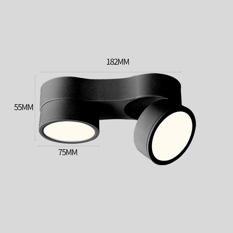 Đèn led ốp trần gập góc 90 xoay 350 độ tiện lợi SZ6216 20