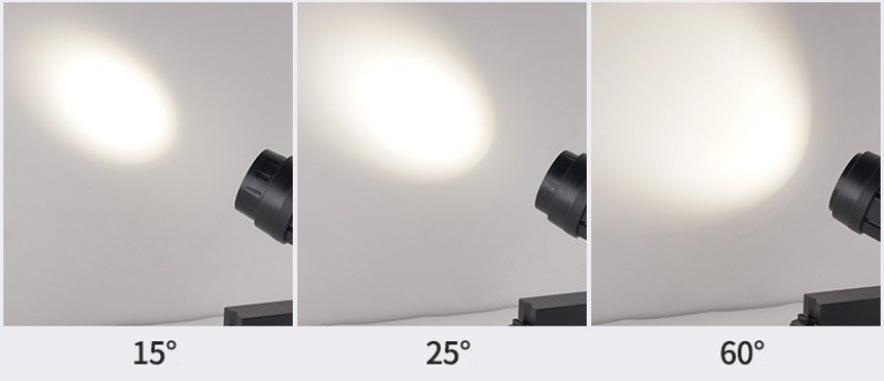 Đèn rọi ray trượt spotlight showroom xoay 360 độ XY001 12