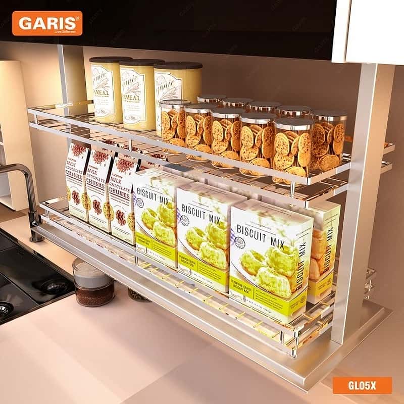 Giá gia vị nâng hạ điều khiển cảm ứng Garis GL05X 3