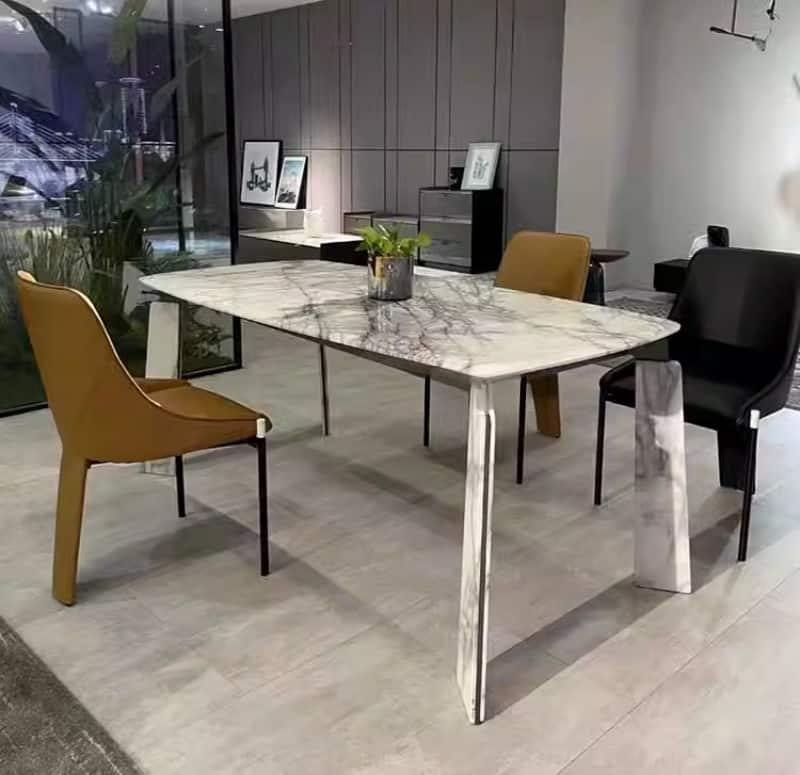 Ghế ăn bọc da 3 chân kiểu Ý độc đáo OT1235