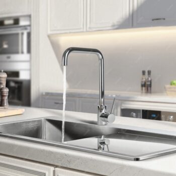 Vòi rửa chén bát inox 304 kiểu vuông Garis MF06M
