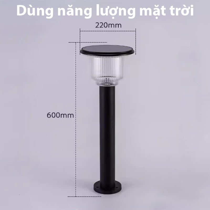 Đèn cột chiếu sáng bãi cỏ chống nước cao cấp DSQ018 12