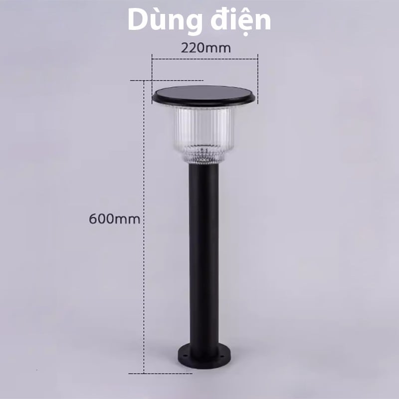 Đèn cột chiếu sáng bãi cỏ chống nước cao cấp DSQ018 11