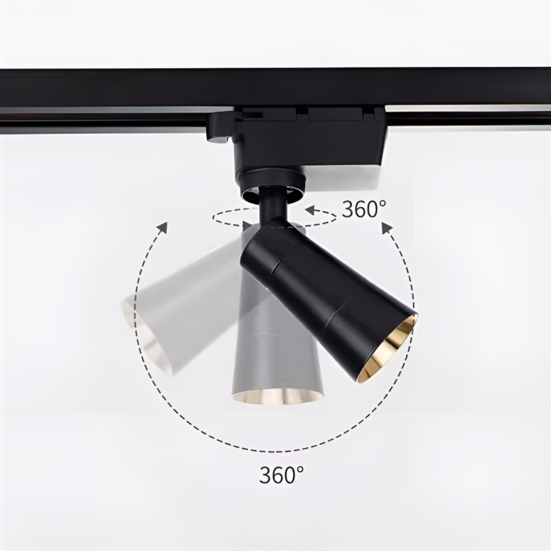 Đèn ray trượt chiếu điểm phong cách Bắc Âu DX039 3