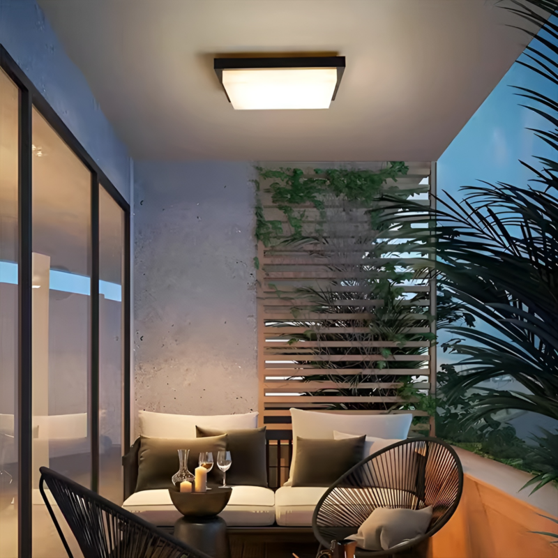 Đèn trần kiểu dáng hình vuông đơn giản QD0313 1