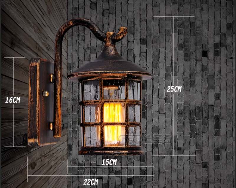 Đèn tường Châu Âu chiếu sáng lối đi hành lang W6001 4