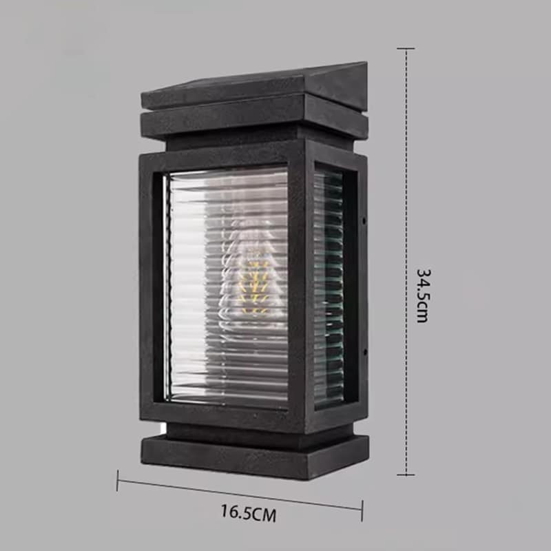 Đèn tường năng lượng mặt trời kiểu Châu Âu HDL239 10