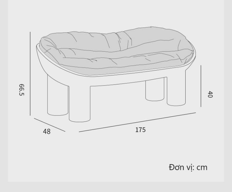 Ghế đôi chân voi thư giãn nhiều màu YN6307 13