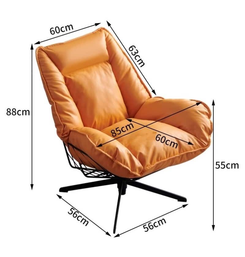 Ghế sofa lười tựa lưng xoay 360 độ FM5489 15
