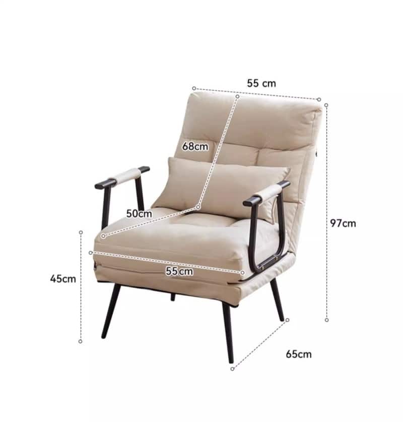 Ghế nghỉ trưa văn phòng kiêm giường gấp QKL666 17