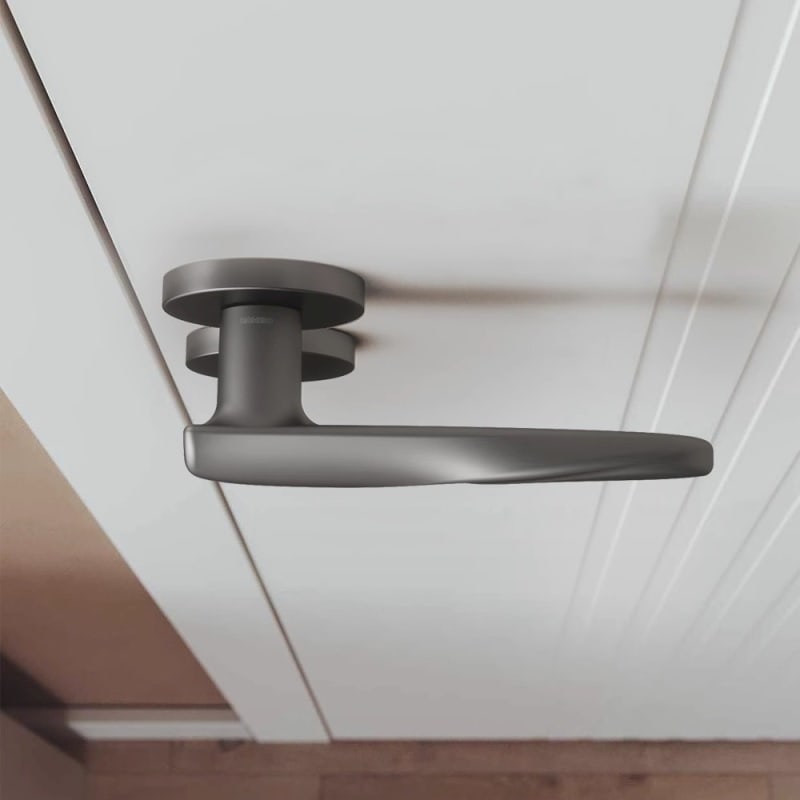 Khóa cửa phân thể tay gạt hợp kim lượn sóng HBO6928 6