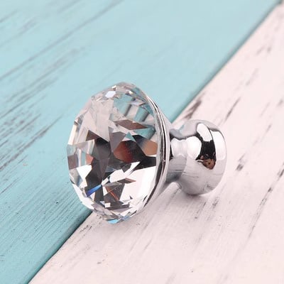 Núm tay nắm tủ pha lê phong cách châu Âu YNZ1006 7