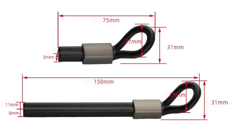 Tay nắm tủ hợp kẽm kiểu dây thắt nút CT7280 10