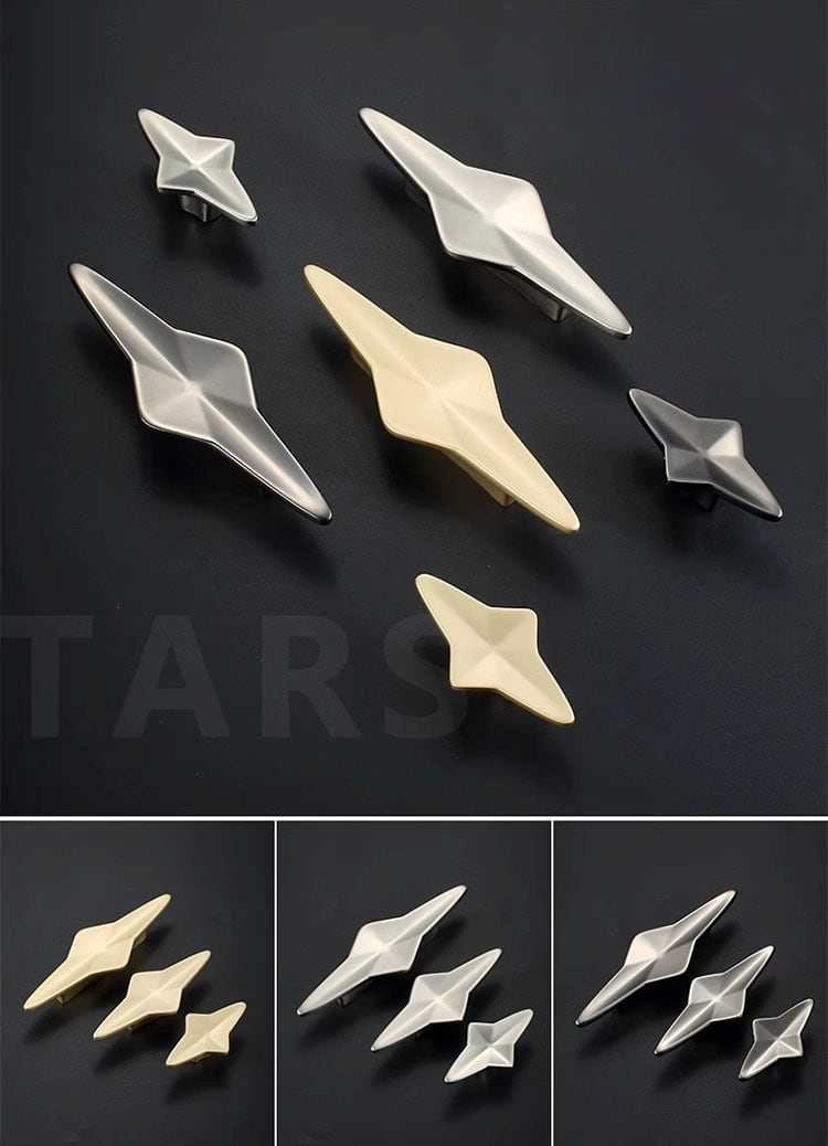 Tay nắm tủ hợp kim kẽm ánh sao sang trọng ANA6685 11