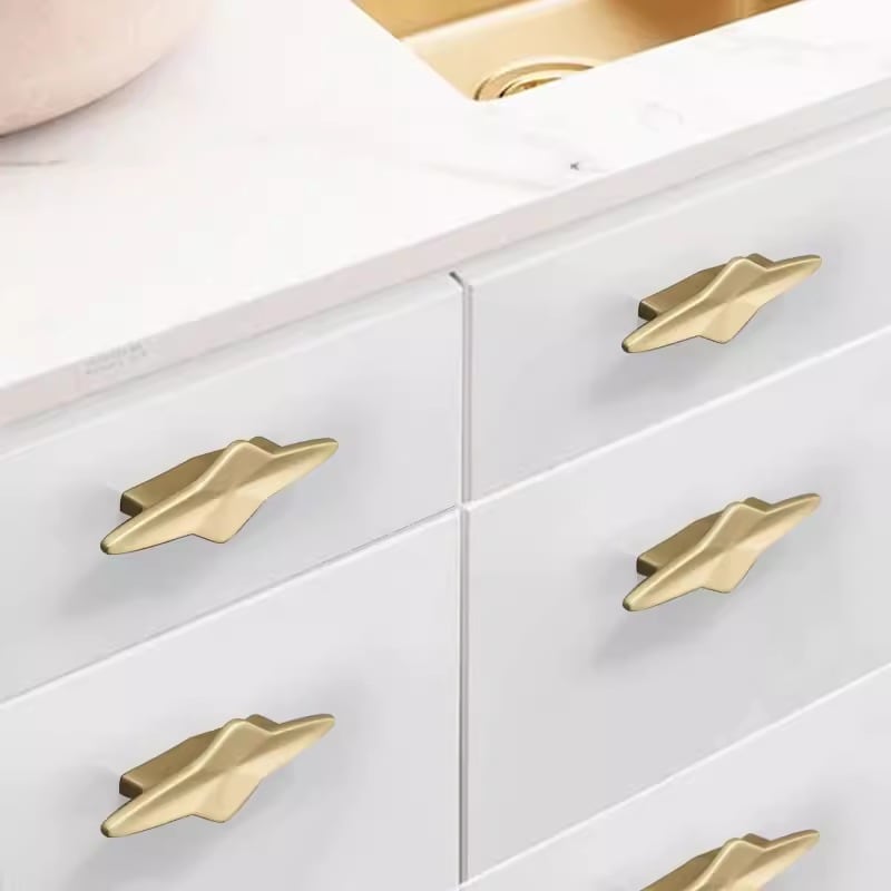 Tay nắm tủ hợp kim kẽm ánh sao sang trọng ANA6685 8