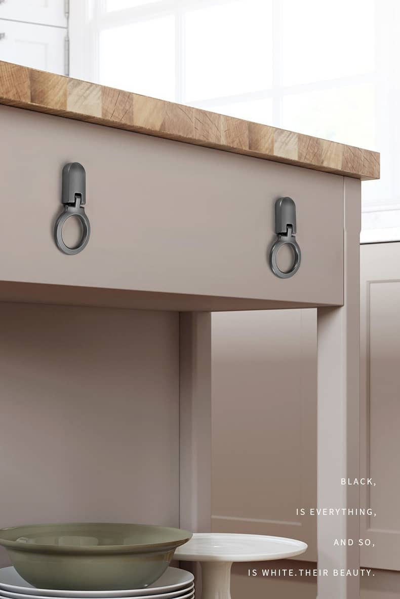 Tay nắm tủ hợp kim kẽm dạng móc YJ5202 9