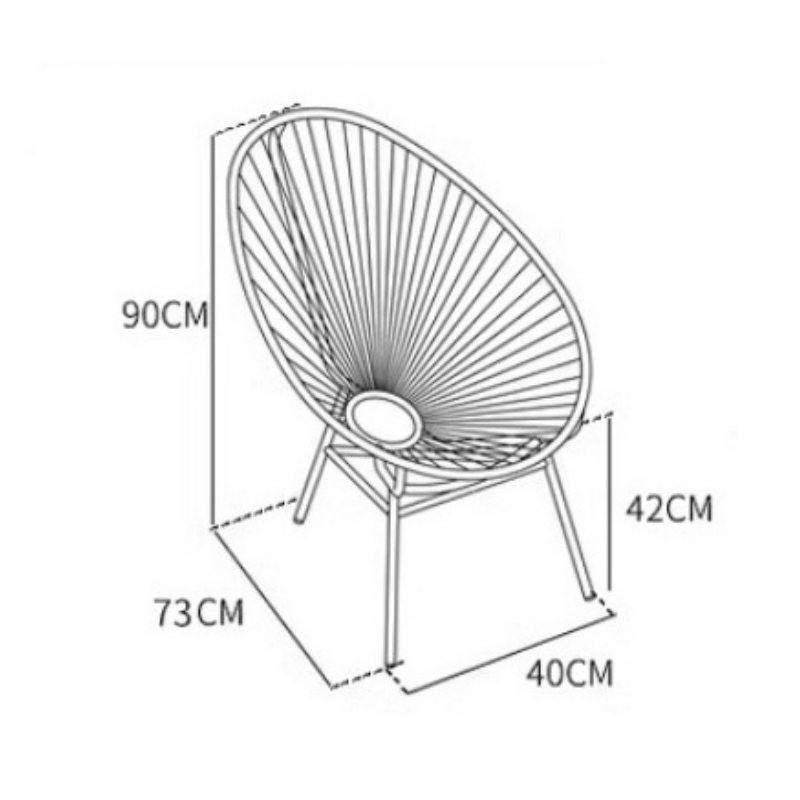 Ghế ban công uống trà thư giãn độc đáo FH6063 8 Ghế ban công uống trà thư giãn độc đáo FH6063 3