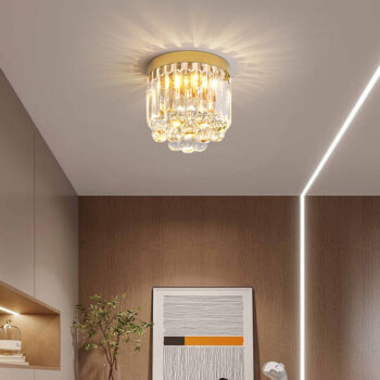 Đèn trần pha lê chiếu sáng lối vào ban công ODW4366