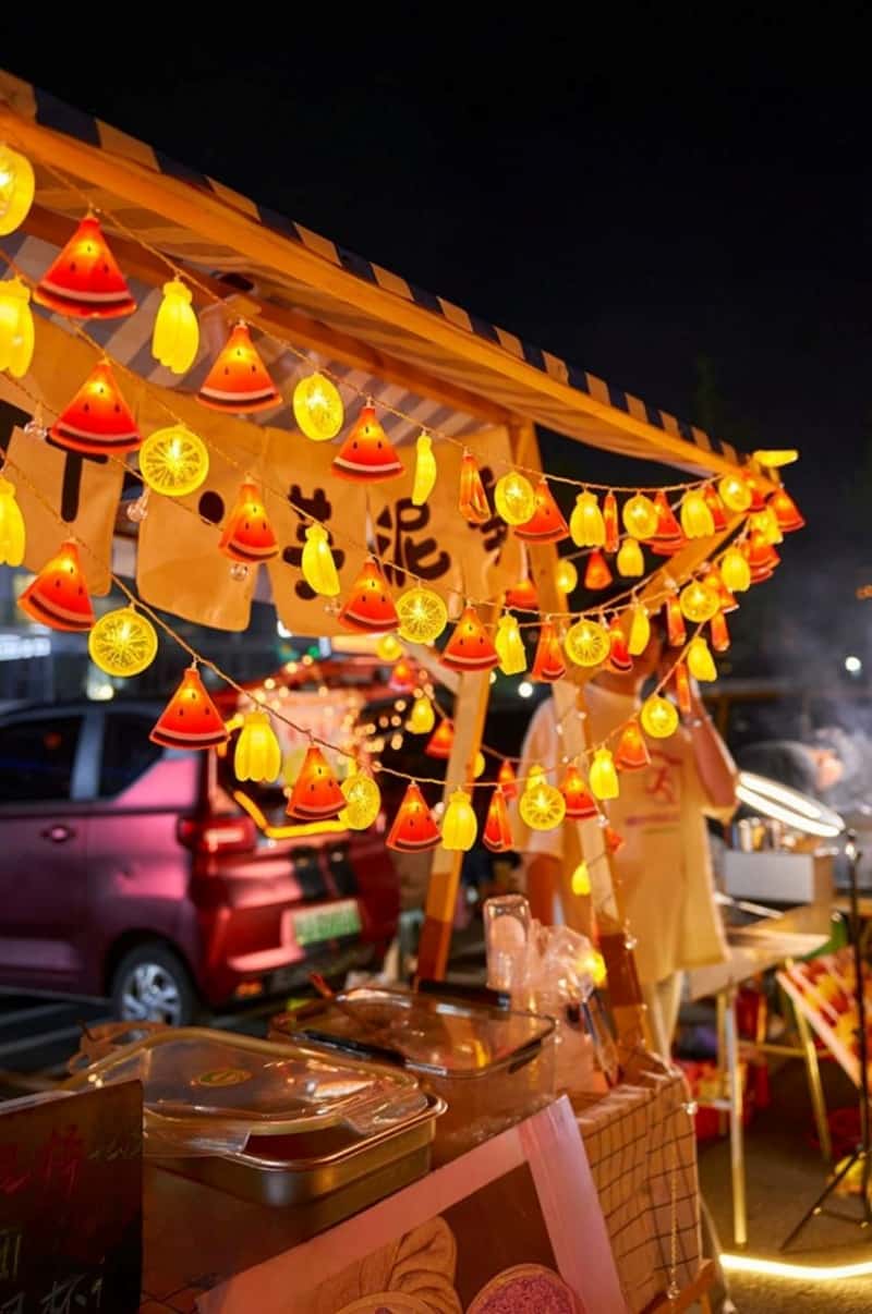Dây đèn LED trang trí gian hàng đường phố HF7445 11