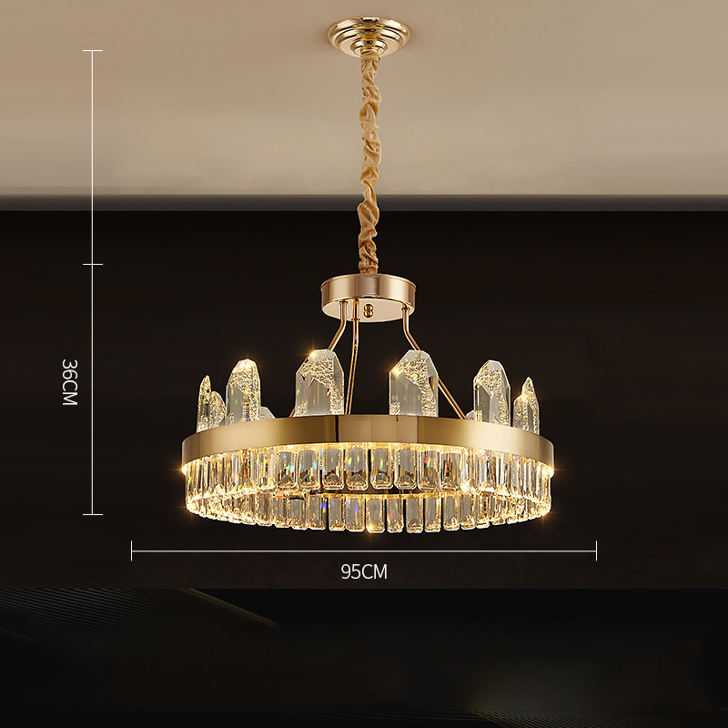 Đèn chùm pha lê thông tầng sang trọng LR8279 16