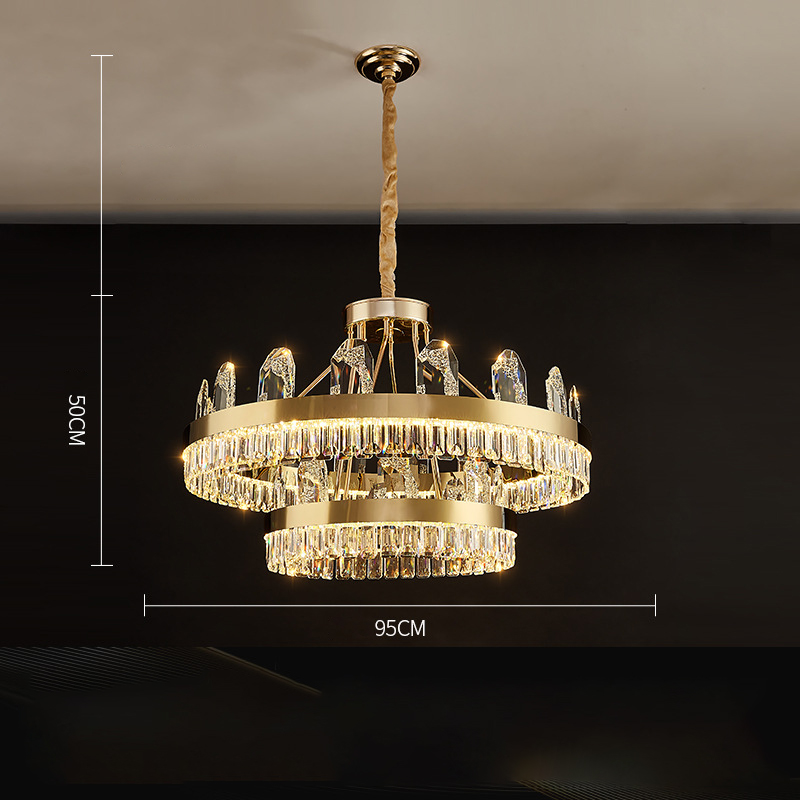 Đèn chùm pha lê thông tầng sang trọng LR8279 17