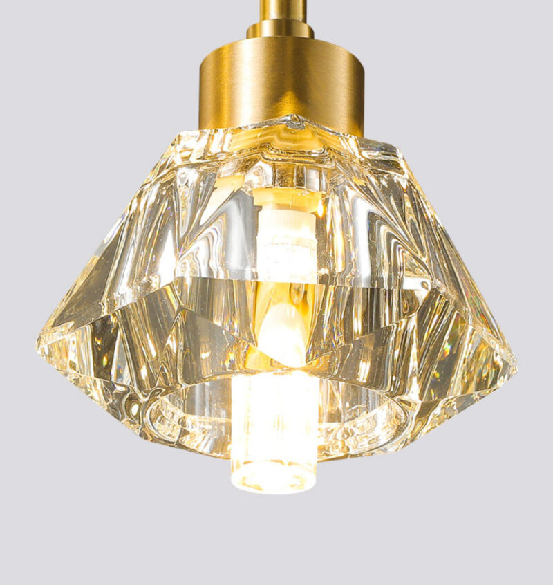 Đèn chùm phòng khách bằng pha lê sang trọng DW3375 2