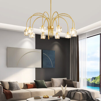 Đèn chùm phòng khách bằng pha lê sang trọng DW3375