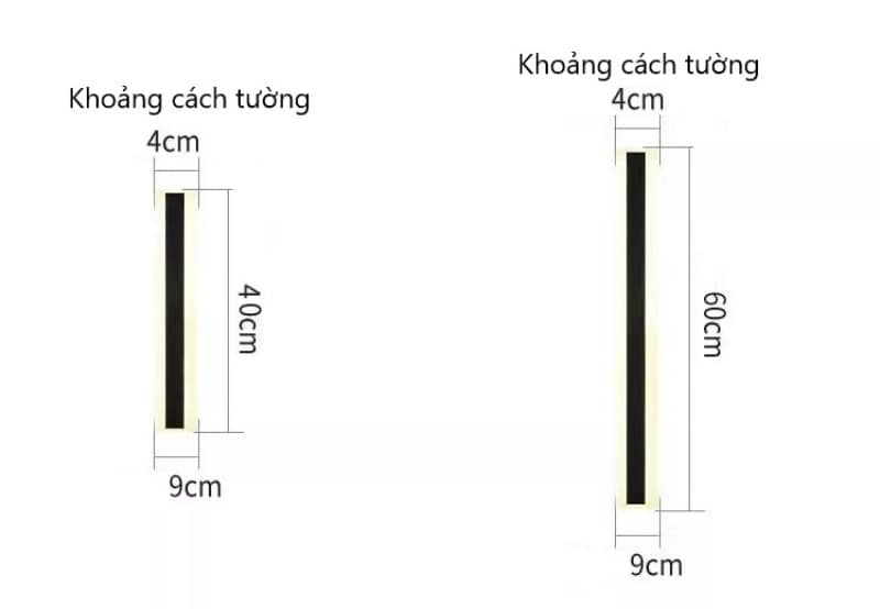 Đèn ốp trần lối đi hành lang thanh chữ nhật dài HH7196 14