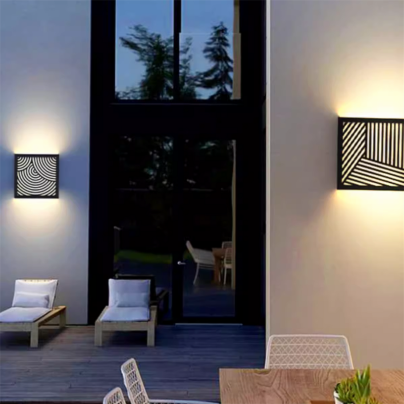 Đèn tường ngoài trời hoa văn cổ điển ZK0618 2