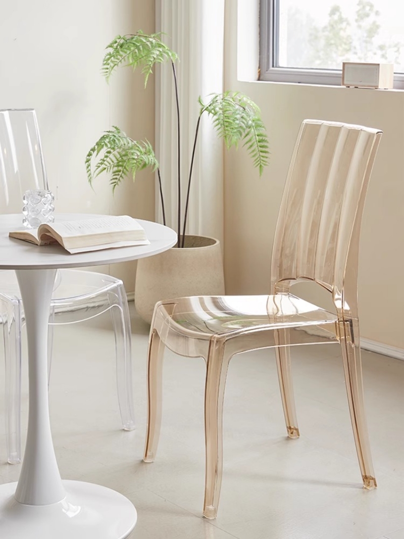 Ghế ăn Acrylic trong suốt độc đáo hiện đại YMD017