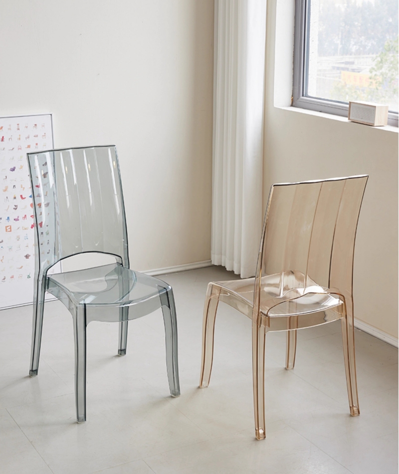 Ghế ăn Acrylic trong suốt độc đáo hiện đại YMD017
