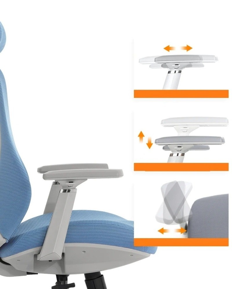 Ghế văn phòng di động lưng cao hiện đại K2GH02 6