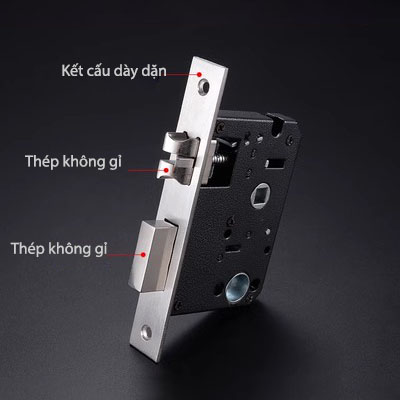 Khóa cửa tay gạt hợp kim Á Đông cổ điển MR6048 5