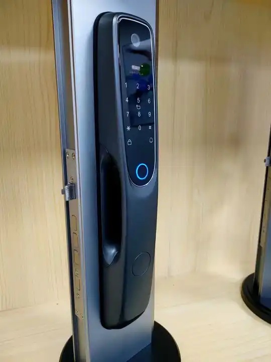 Khóa cửa vân tay màn hình hiển thị thông minh TK01 14