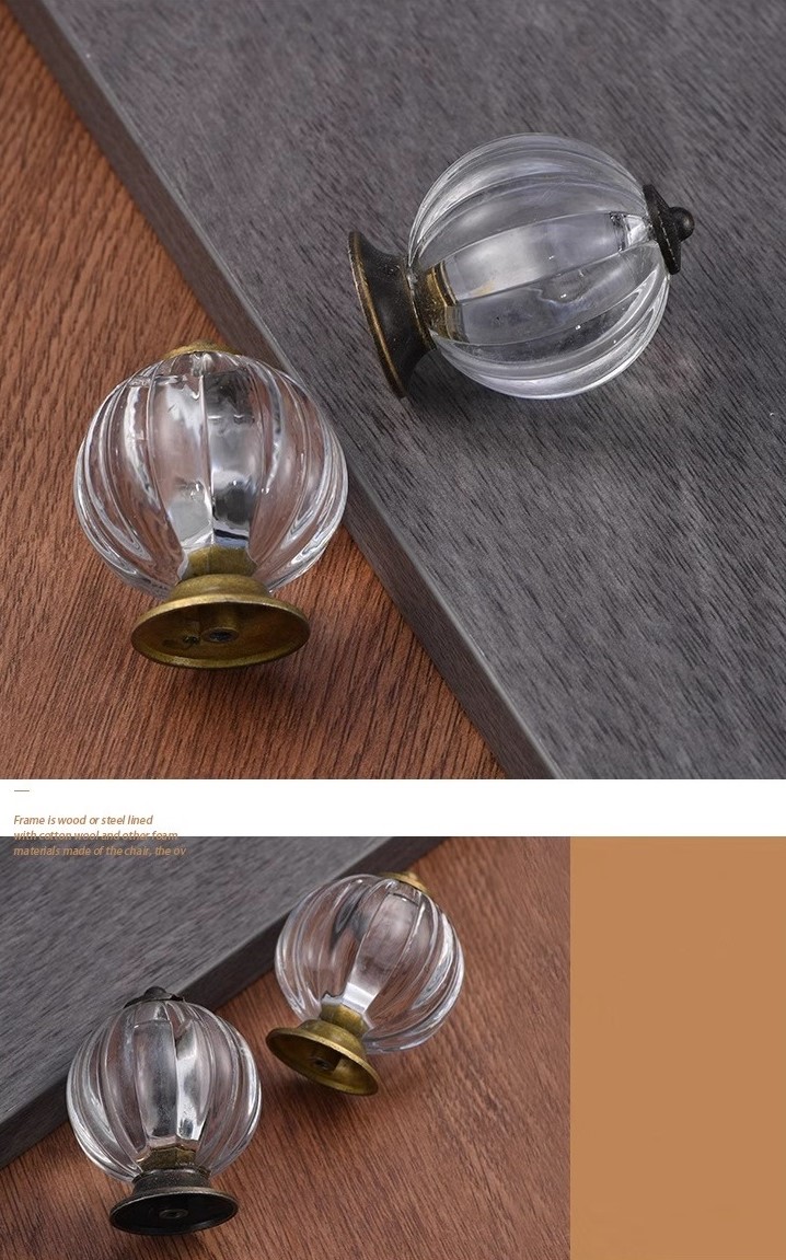 Núm tay nắm tủ Acrylic phong cách châu Âu SMK7181 7
