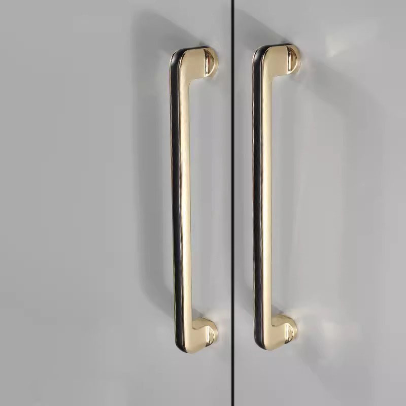 Tay nắm tủ hợp kim kẽm đen vàng sang trọng FD6808 8