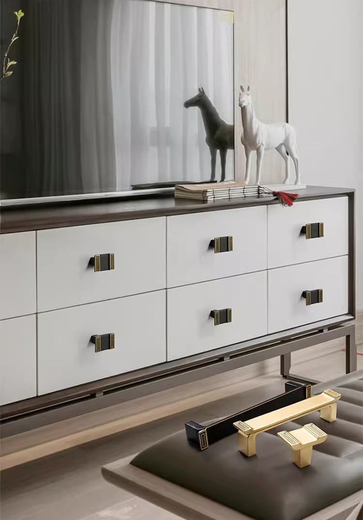 Tay nắm tủ hợp kim kẽm Á Đông cổ điển BLG5012 8