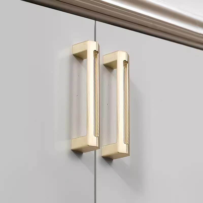 Tay nắm tủ hợp kim kẽm chữ U màu vàng ANA6721 7