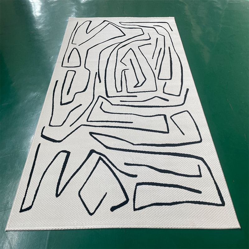 Thảm lót sàn hình vẽ trừu tượng nghệ thuật YN-SJ29 3